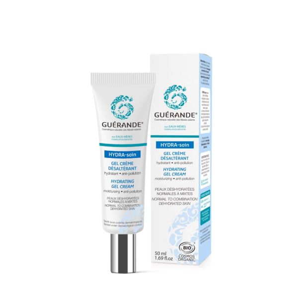 Hydra Soin Gel Crème Désaltérant, Hydratant Anti-pollution - 50 Ml - Guerande