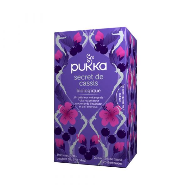 Infusion Ayurvedique Secret De Cassis (blackcurrant Beauty) Bio - Boîte De 20 Sachets - Pukka