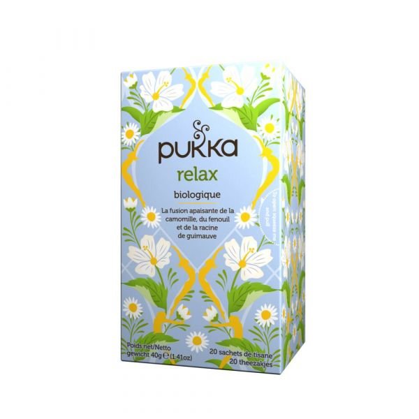 Infusion Relax Bio - Boite De 20 Sachets - Pukka