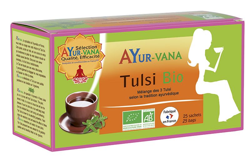 Infusion Tulsi Bio - Boîte De 25 Infusettes - AyurVana