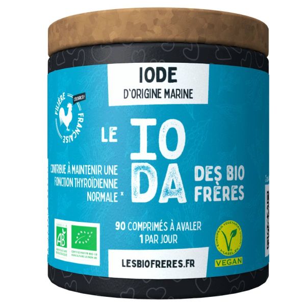 Ioda, Iode Bio - 90 Comprimés À Avaler - Les Bio Freres