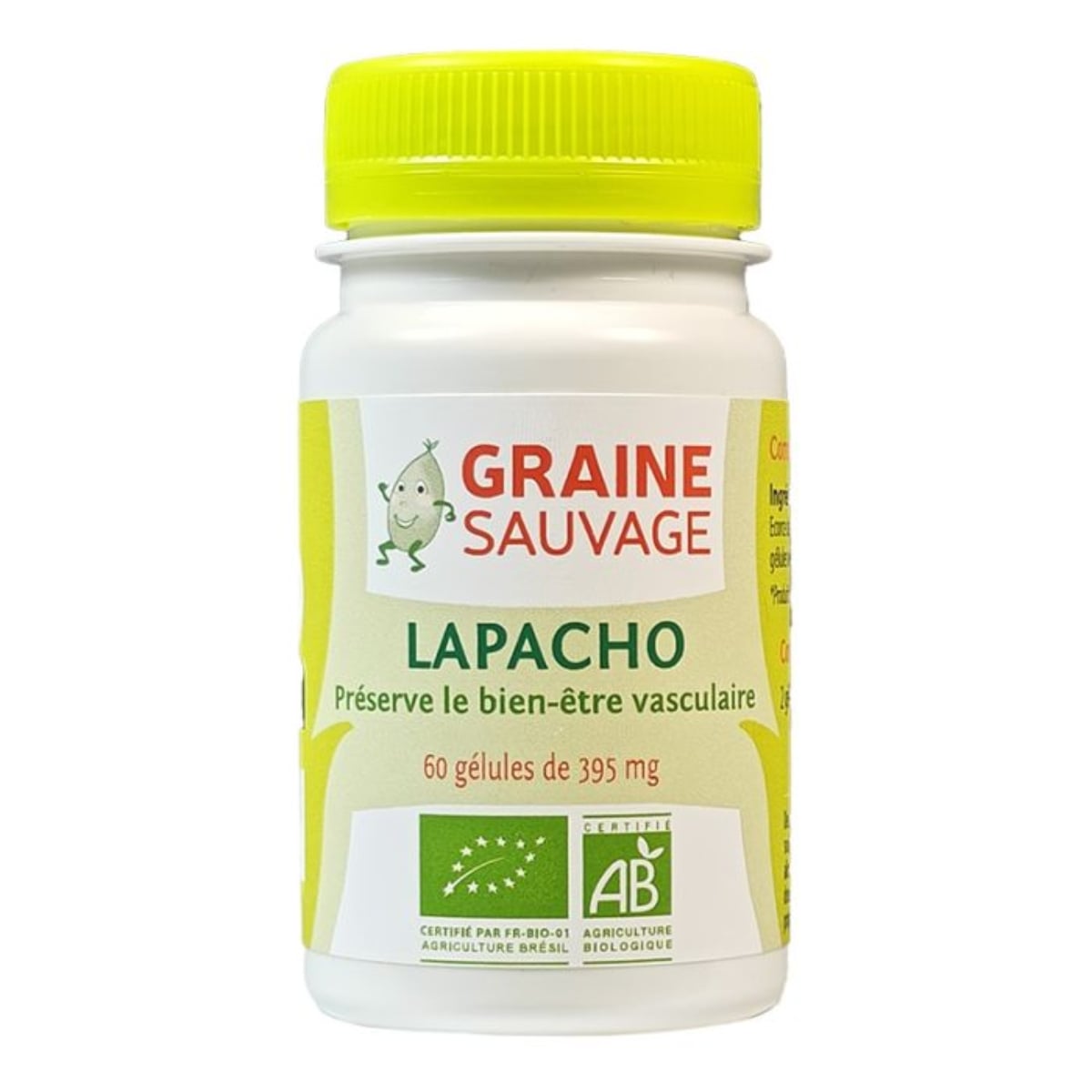 Lapacho Bio de 60 gélules de Graine Sauvage.