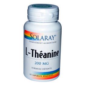 L-théanine 200 Mg - 45 Capsules Végétales - SOLARAY