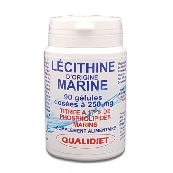 Lécithine D'origine Marine - 90 Gélules - Vitalosmose