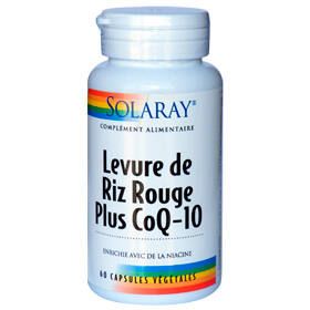 Levure De Riz Rouge + Co Q10 - 60 Capsules Végétales - SOLARAY