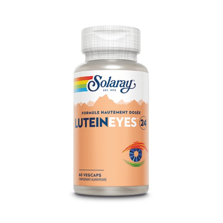 Boîte de 60 capsules de Lutein Eyes de la marque Solaray