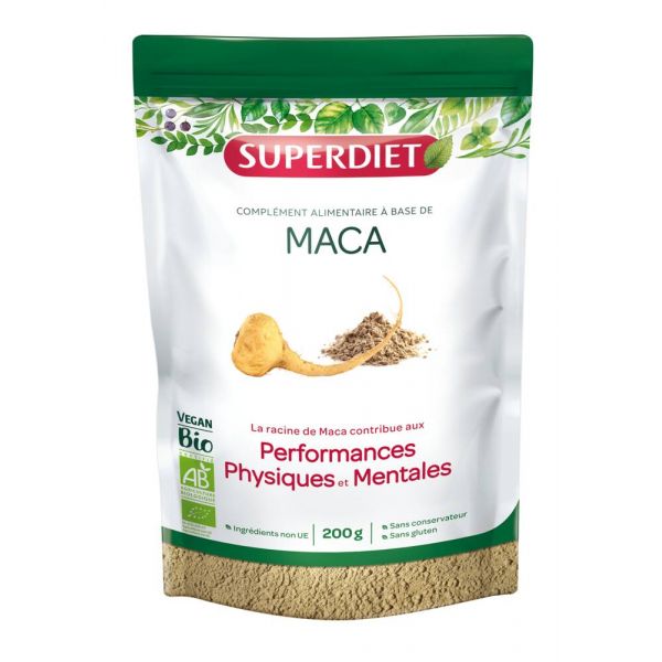 Maca Bio - Poudre 200 G - Superdiet