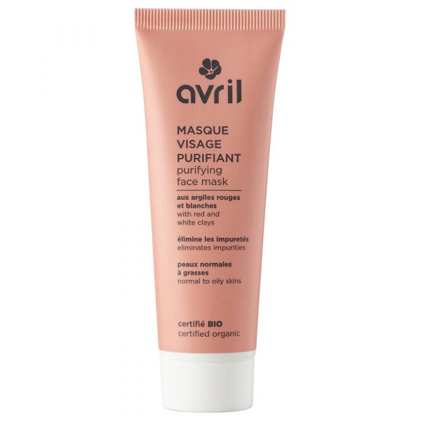 Masque Visage Purifiant Peaux Normales À Grasses Bio - Tube 50 Ml - Avril