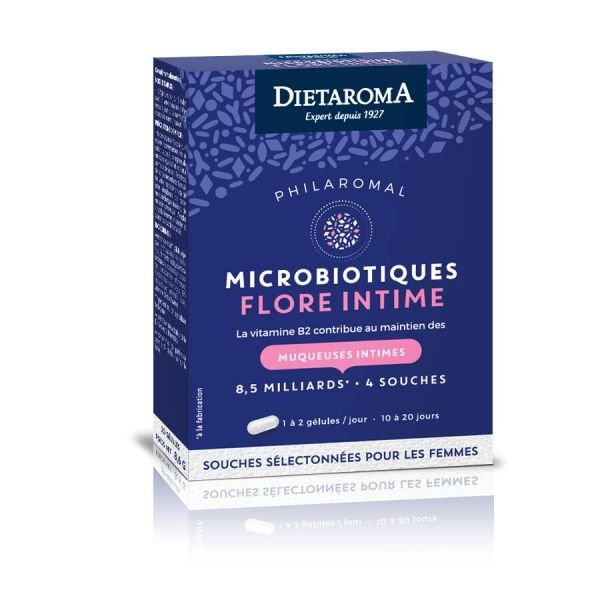 Microbiotiques Flore Intime - 20 Gélules - Dietaroma