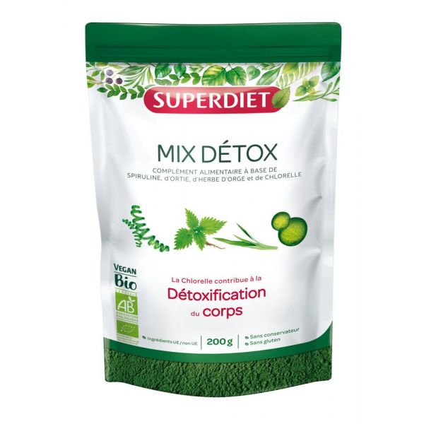 Mix Détox Bio - Poudre 200 G - Superdiet