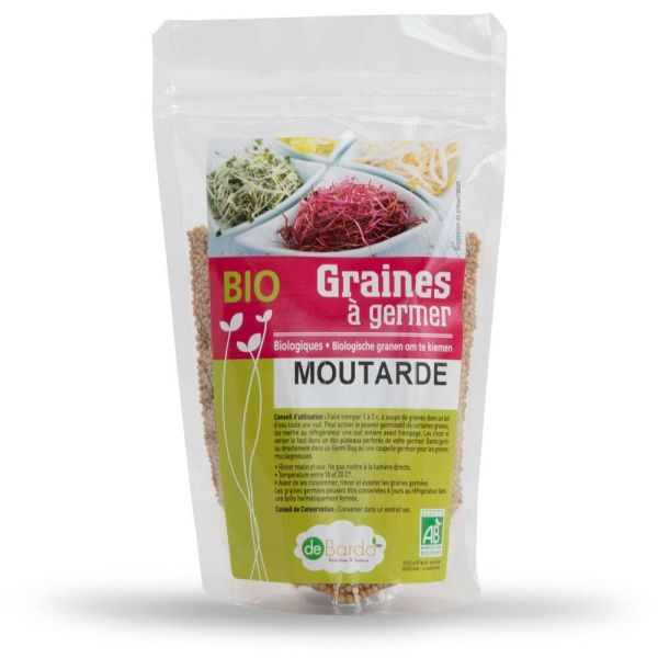 Moutarde Jaune Bio - 200 G - De Bardo