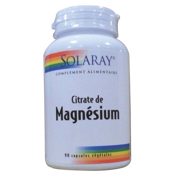 Magnésium 133,33 Mg - 90 Capsules Végétales - SOLARAY