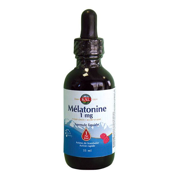 Mélatonine Liquide 1mg - Kal - Flacon 54 Ml - SOLARAY