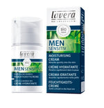 Un crème hydratante bio men sensitiv de 30 ml de la marque Lavera