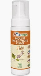 Mousse Nettoyante Visage Tulsi - Flacon De 150 Ml - AyurVana