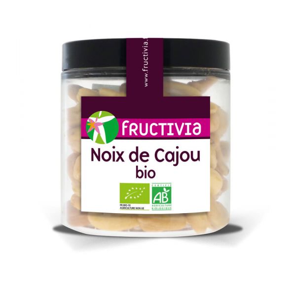 Noix De Cajou Bio - Pot 130 G - Fructivia