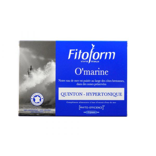 O'marine Hypertonique - 30 Ampoules De 10 Ml - Fitoform