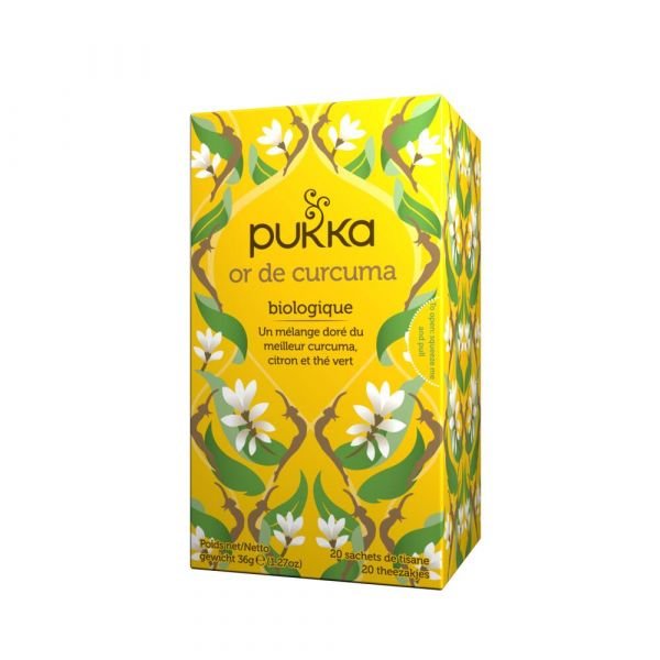 Or De Curcuma (turmeric Gold) Bio - Boîte De 20 Sachets - Pukka