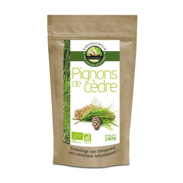 Pignons De Cèdre Bio - Sachet 140 G - Ecoidées