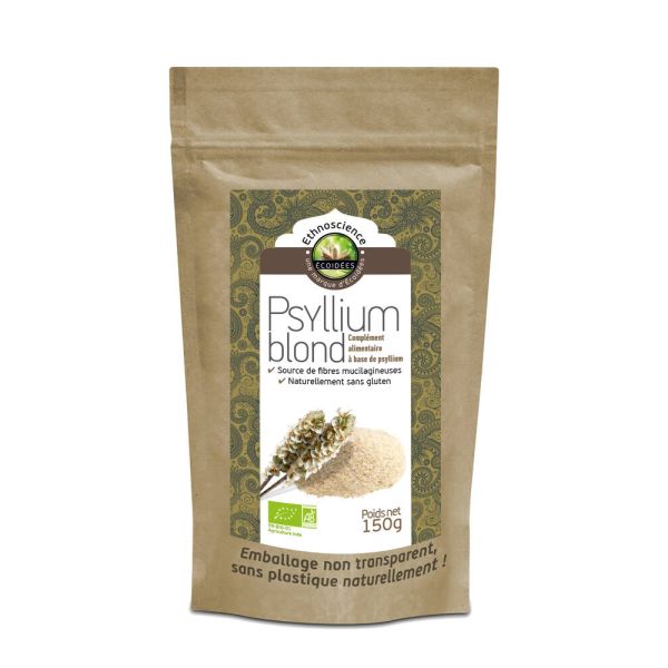 Psyllium Blond En Poudre Bio - Sachet 150 G - Ecoidées