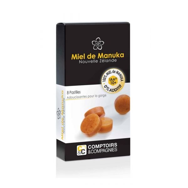 Pastilles 100% Miel De Manuka 10 - 22 G - Comptoirs et compagnies