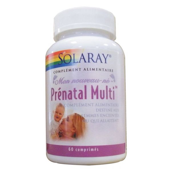 Prénatal Multi - 60 Comprimés - SOLARAY