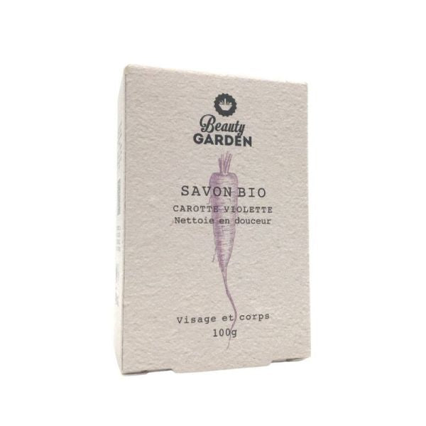 Savon À La Carotte Violette Bio - 100 G - Beauty Garden