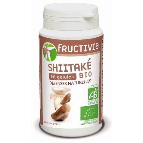 Shiitaké Bio - 90 Gélules - Fructivia