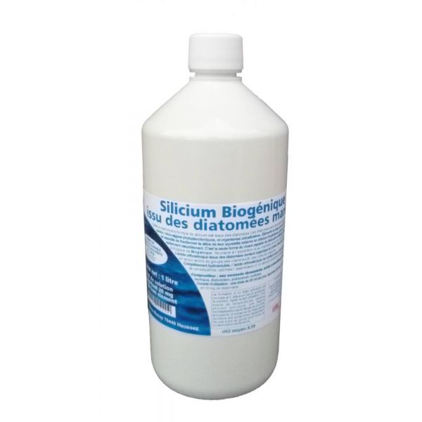 Silicium Biogénique Liquide - 1 Litre - Vitalosmose