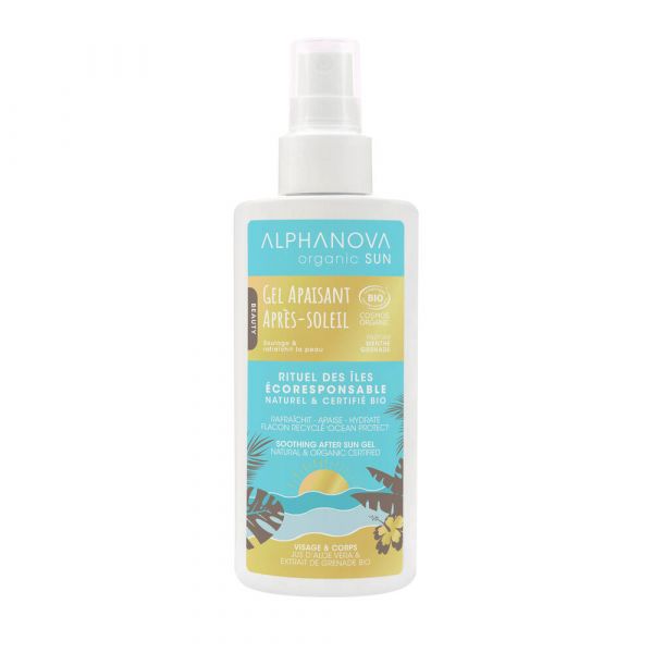 Spray Après Soleil Aloé Grenade Bio - Spray 125 G - Alphanova