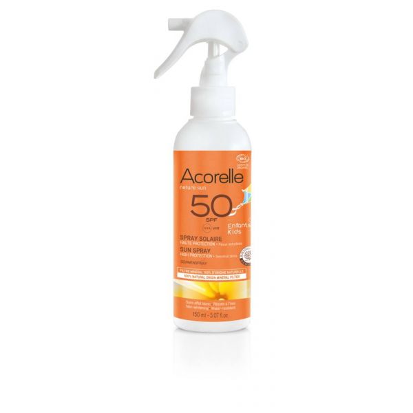 Spray Solaire Enfants Spf 50 Bio - 150 Ml - Acorelle