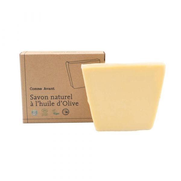 Savon À L'huile D'olive Bio - Boite Kraft 100 G - Comme Avant - Comme avant