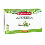 Sève De Bouleau Bio - Coffret 20 Ampoules De 15 Ml - Superdiet