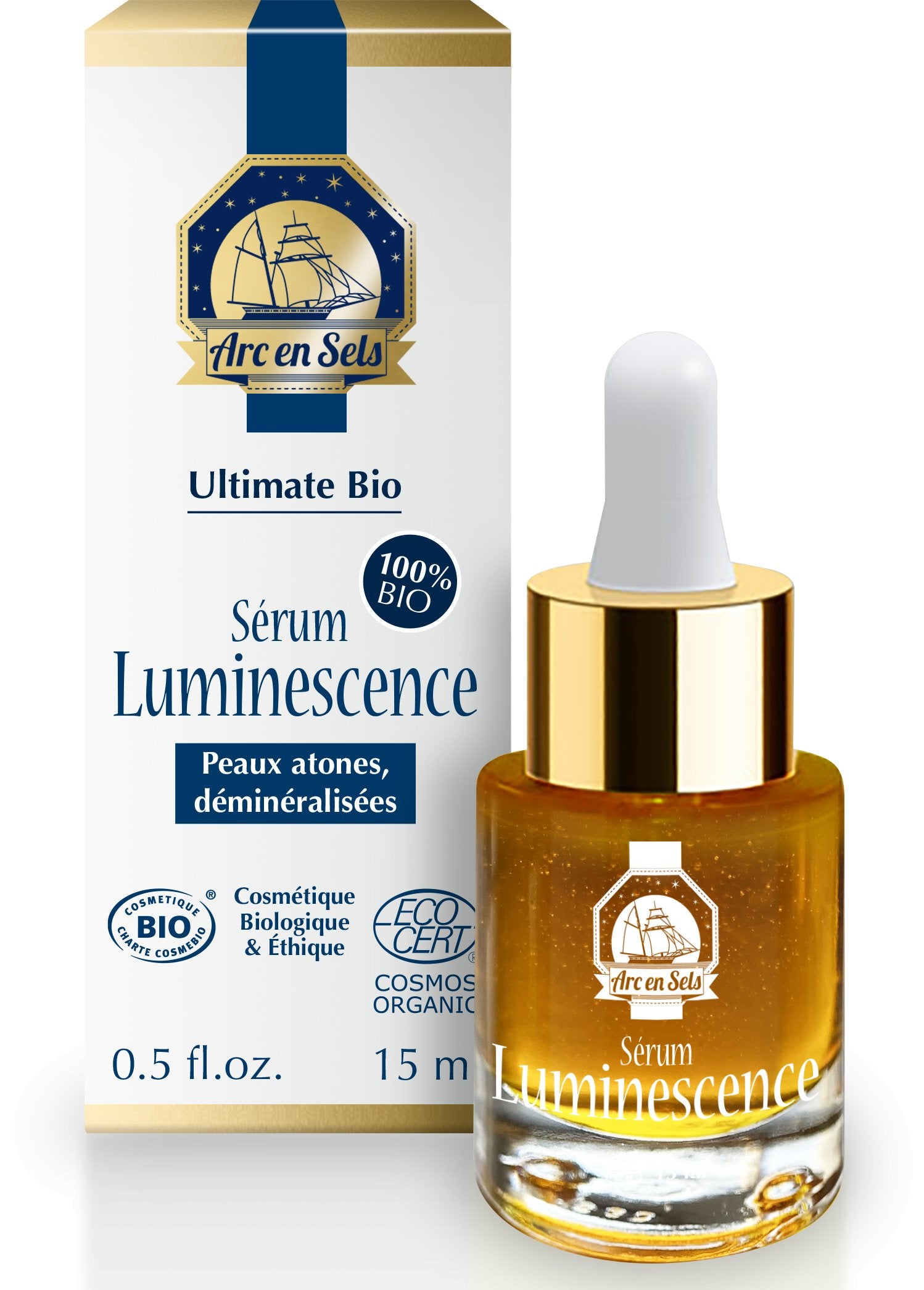 Sérum Luminescence Ultimate Bio en format 15 Ml d'Arc en Sels