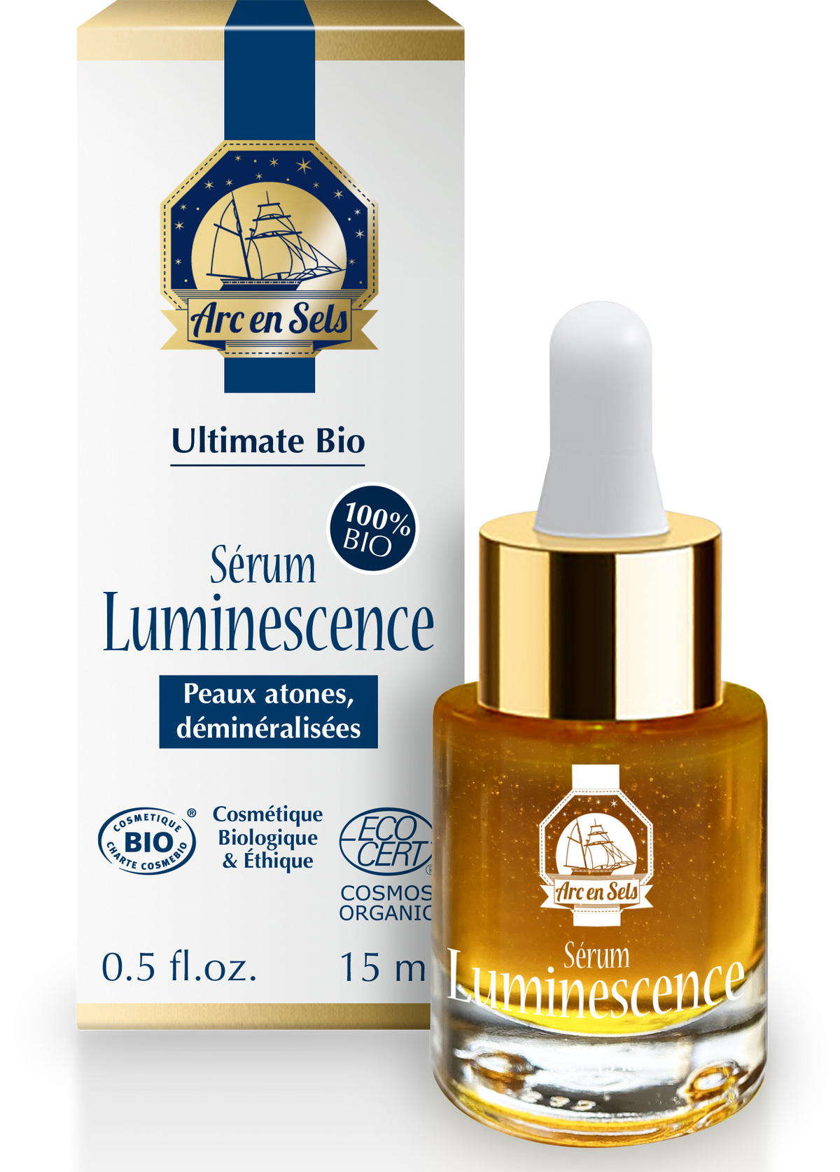 Sérum Luminescence Ultimate Bio en format 15 Ml d'Arc en Sels