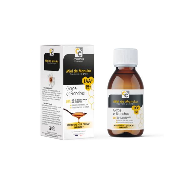 Sirop Gorge Et Bronches Au Miel De Manuka - 100 Ml - Curcumaxx