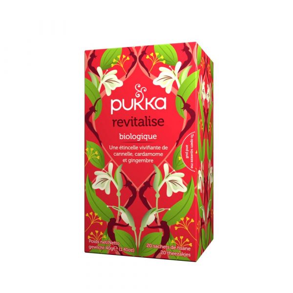 Thé Revitalise Bio - Boite De 20 Sachets - Pukka