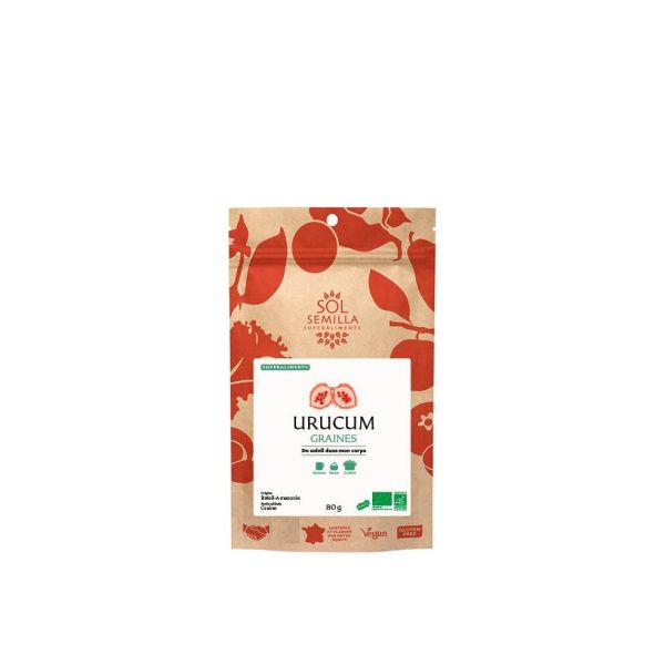 Urucum Graines Bio - 80 G - Sol Semilla