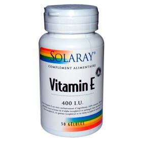 Vitamine E 400 Ui 268 Mg - 50 Softgels - SOLARAY