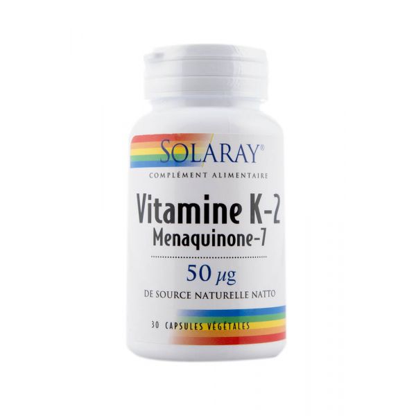 Vitamine K2 - 30 Capsules - SOLARAY