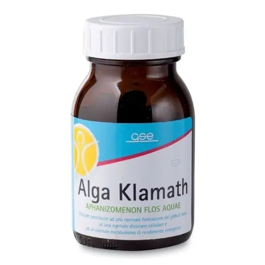 Un pot de 120 comprimés d'AFA (Klamath Bio 500 mg) de la marque GSE