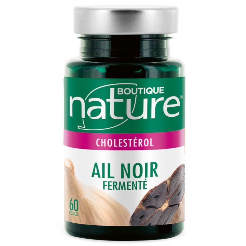 Boite d'Ail noir fermentée de 60 gélules de la marque Boutique Nature