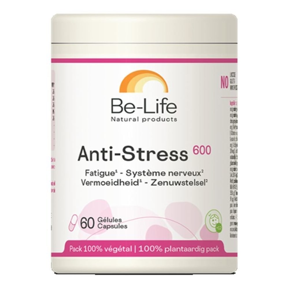 Une boite d'Anti-stress 600 ede 60 Gélules de Be-Life