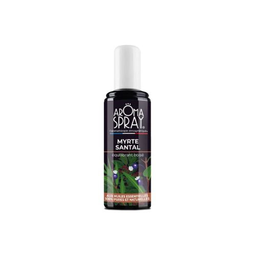 spray de 100 ml parfum myrte santal de la marque aromaspray