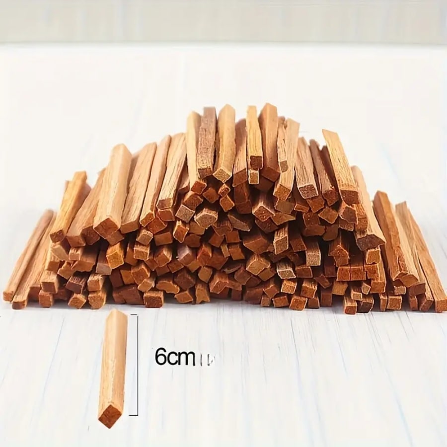 Les dimensions des Des Bâtonnets de Bois de Palo Santo Parfumés au Bois de Santal