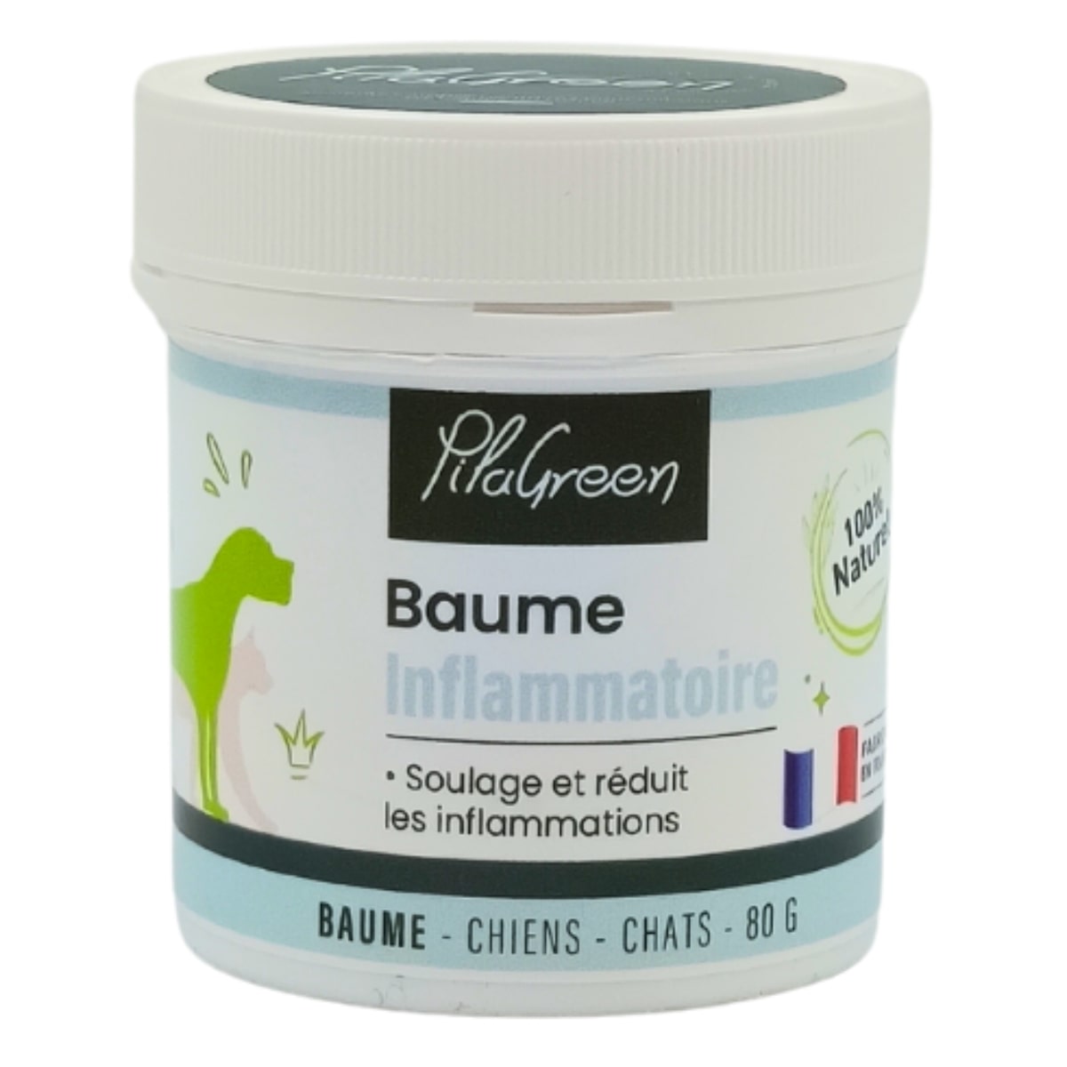 Un Baume inflammatoire - Muscles et Articulations Chien et Chat - de 80g de la marque Pilagreen