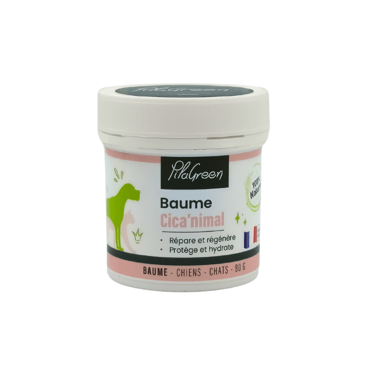 Baume cica'nimal en pot de 80g de la marque pilagreen