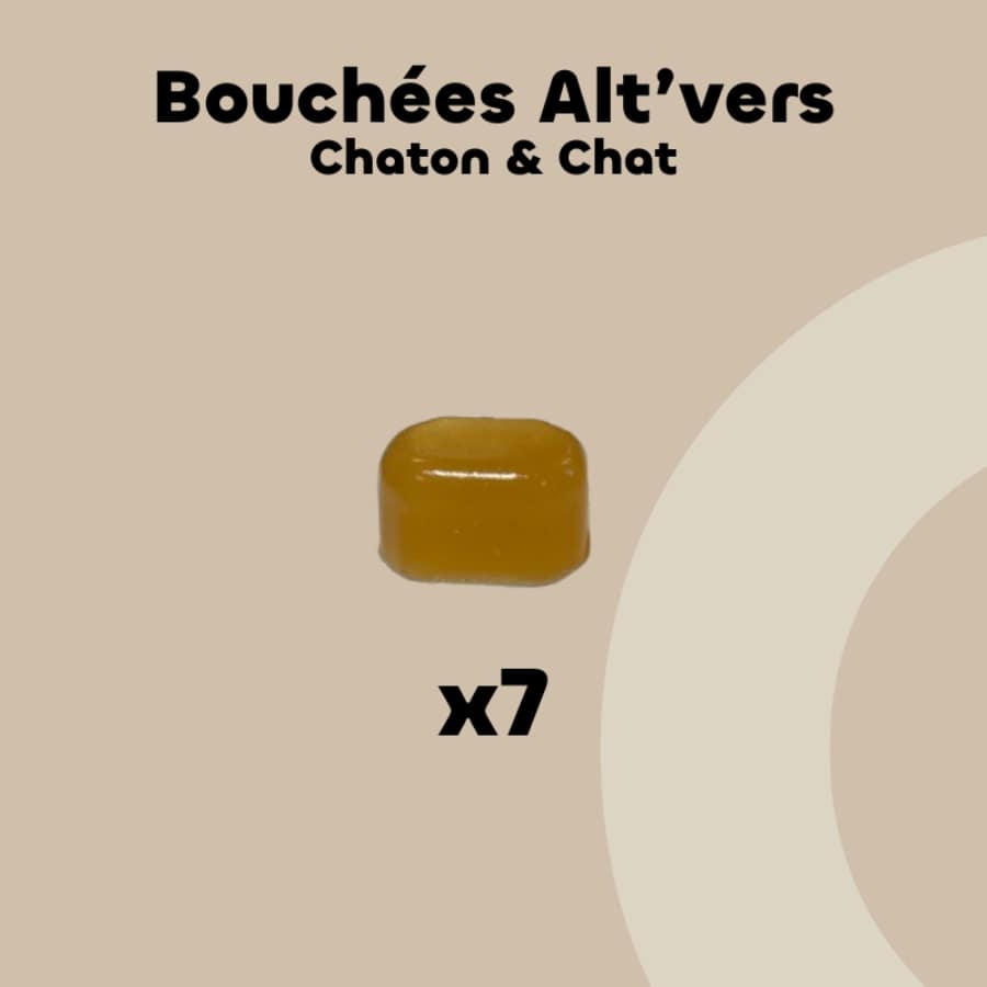 Bouchées alt'vers pour chaton et chat de la marque biovetol