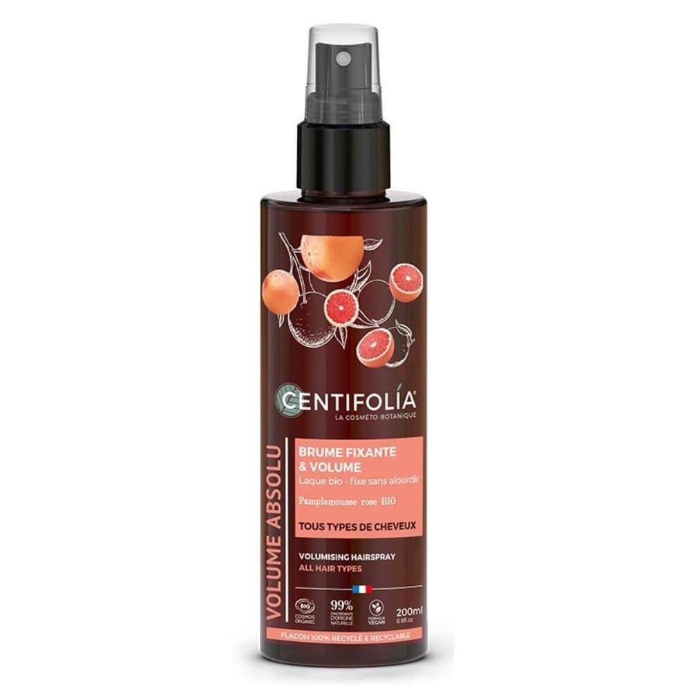 Une Brume de 200 ml Fixante & Volume de Centifolia