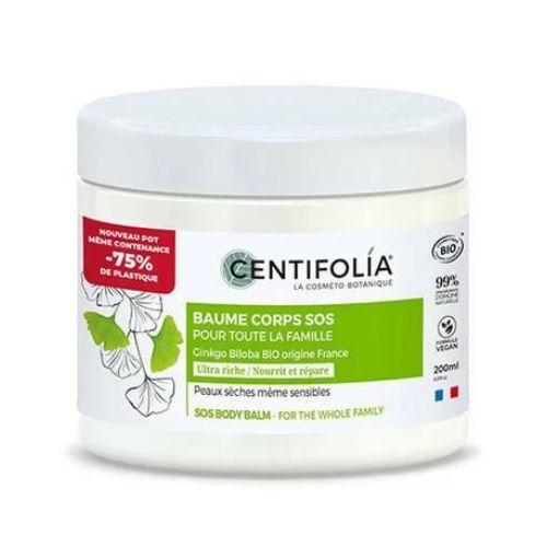 pot de 200ml de baume pour le corps sos pour toute la famille de la marque centifolia